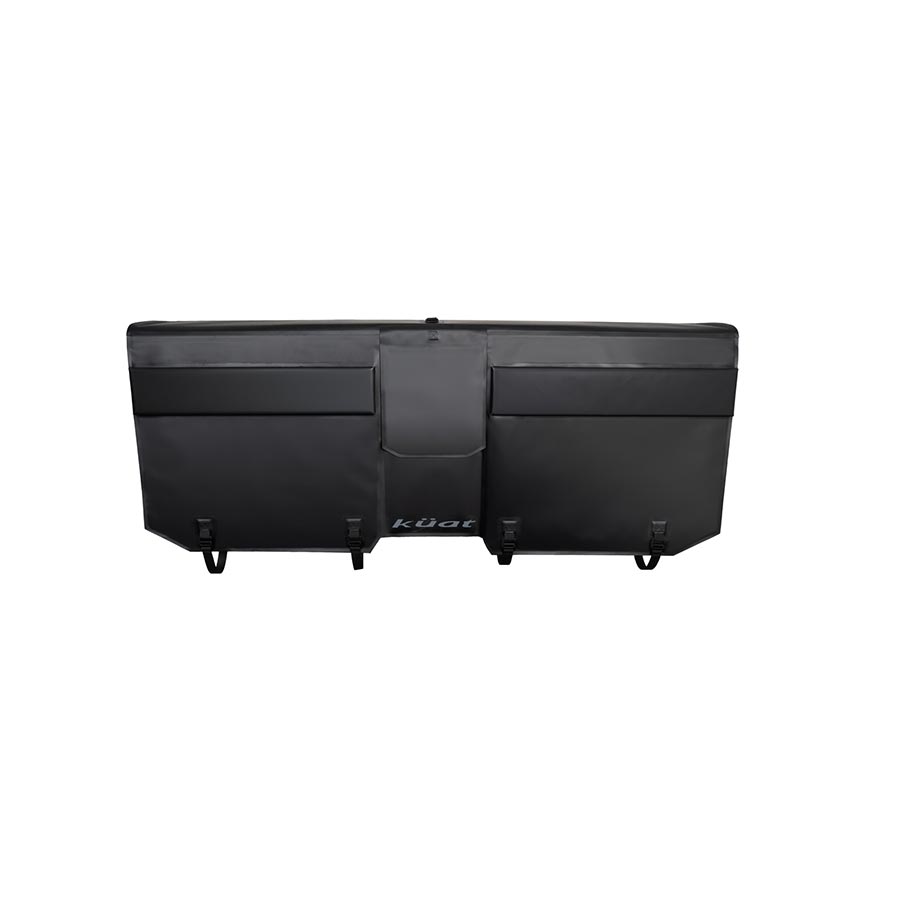 Kuat Huk Tailgate Pad for truck bed racks, curved design, protects tailgate during rack transport, durable and easy to install