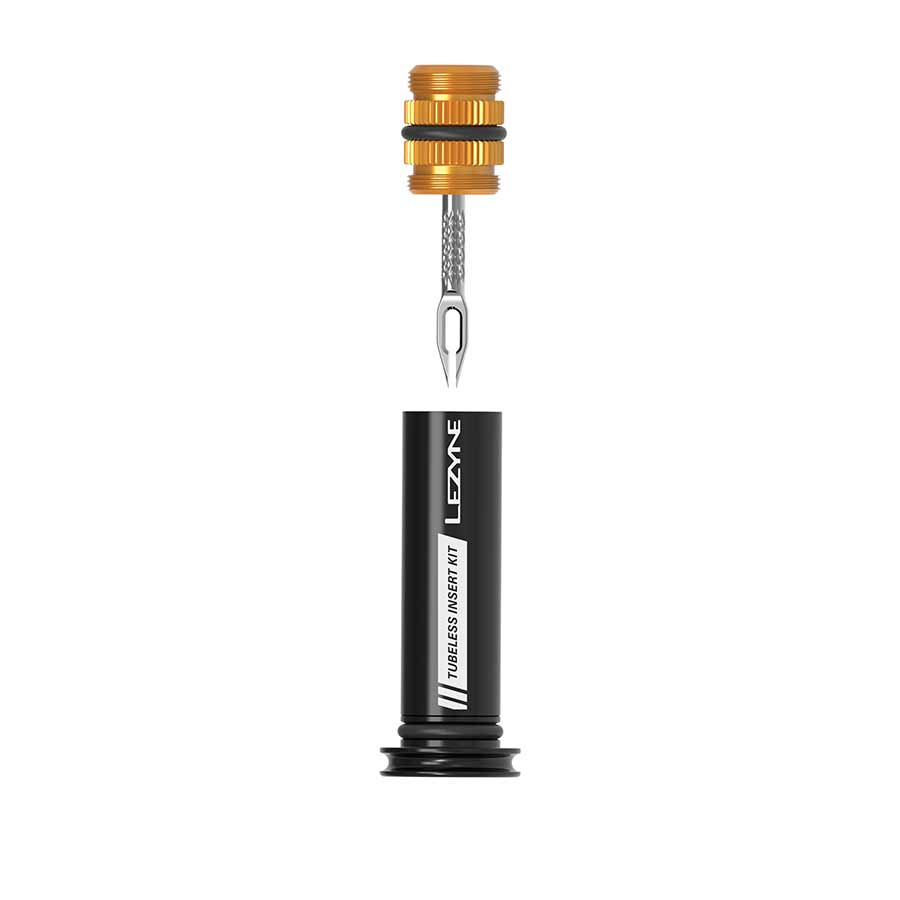 Lezyne Bar Insert Repair Kit with 10 multi-tools in black for bike maintenance and repair.