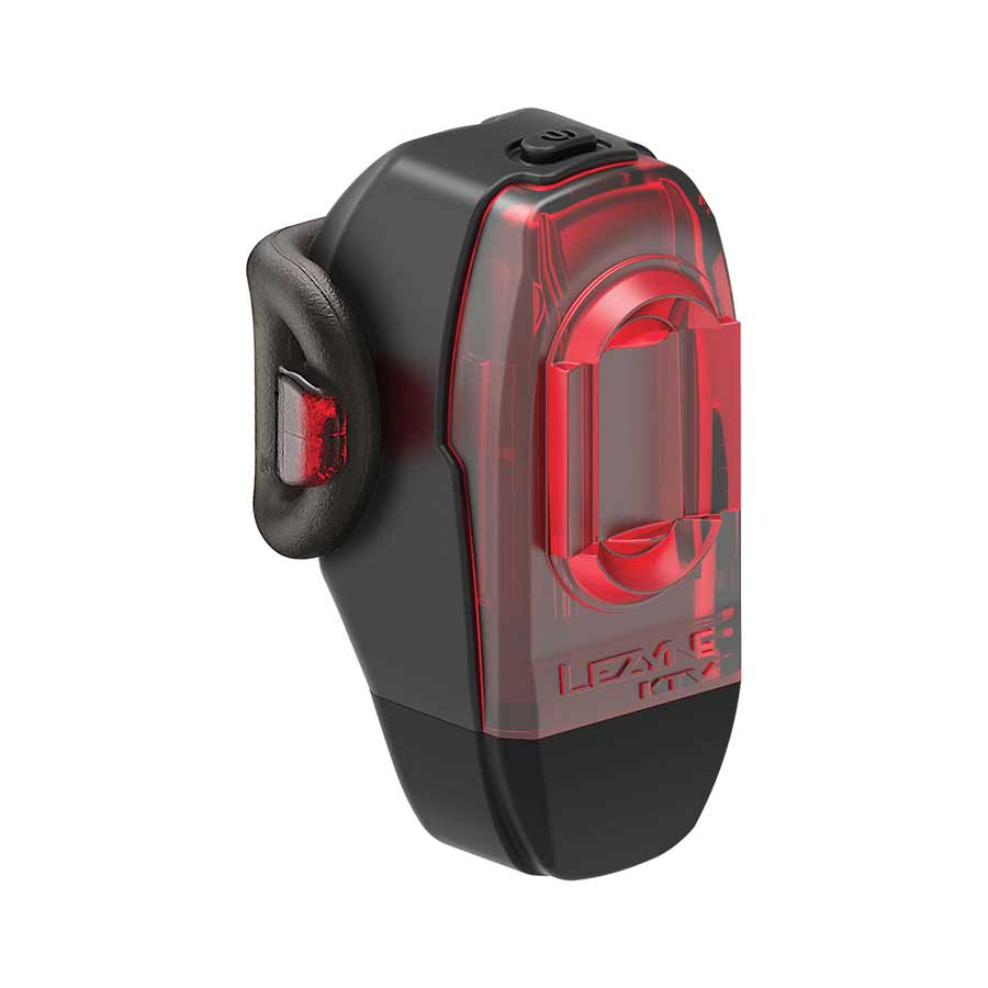 Lezyne KTV Drive front black bike lights with bright LED illumination and compact design for safe riding.