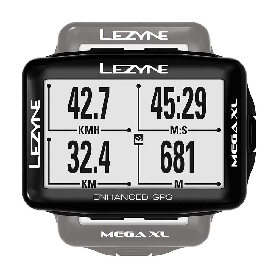 Lezyne, Mega XL, Computer, Computer Only, Black