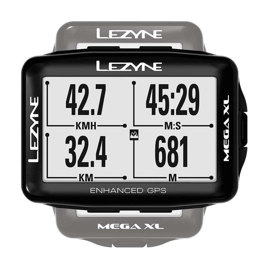 Lezyne, Mega XL, Computer, Computer Only, Black