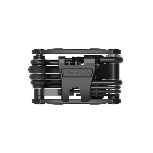 Lezyne Rap II 19 Co2 multi-tool with 19 tools including hex, Torx, screwdrivers, quick links, and CO2 inflator for cycling.