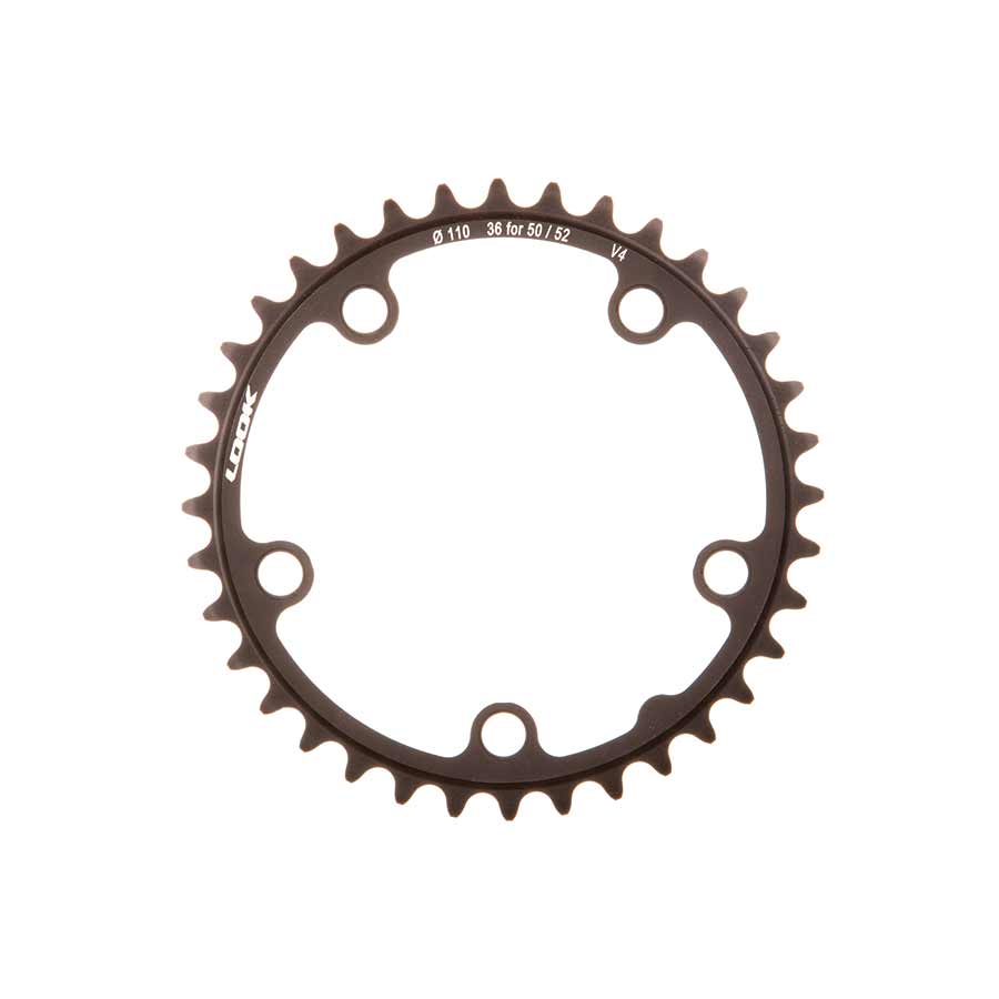 Look, Zed 3, 50T, 11sp, BCD: 110mm, 5 Bolt, Zed 3, Outer Chainring, For 34, Aluminum, Black