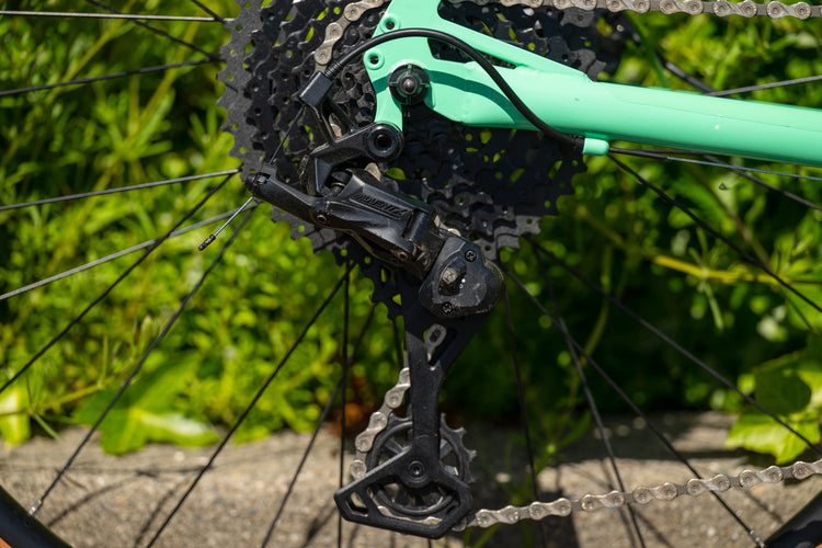 Marin Nicasio+ Forest Service Green Microshift Derailleur 9 Speed