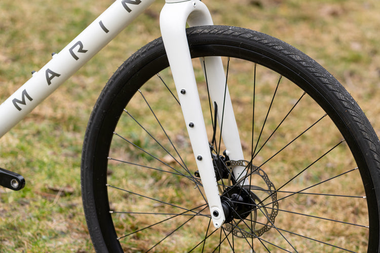 Marin Gestalt 1 Beyond Road Bike in 50cm frame, black with red accents, featuring drop handlebars and knobby tires.