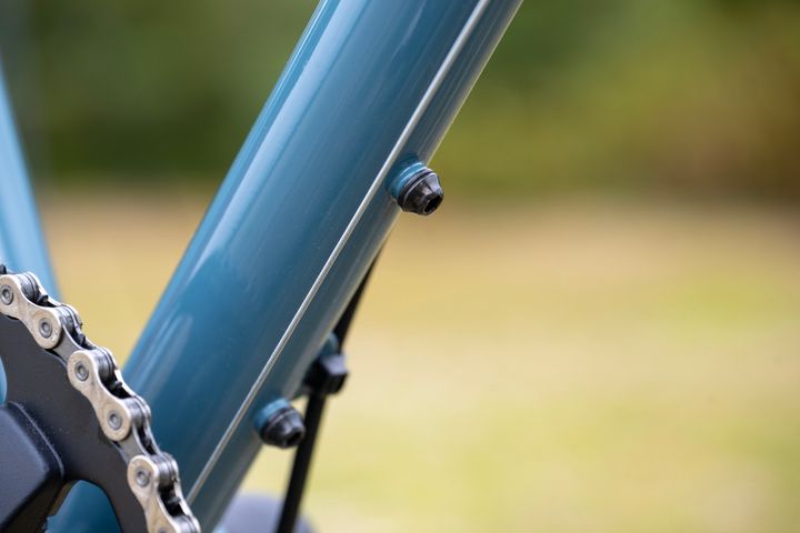 Marin Nicasio+ gravel bike in grey with 50cm frame, featuring drop handlebars and knobby tires for off-road cycling.