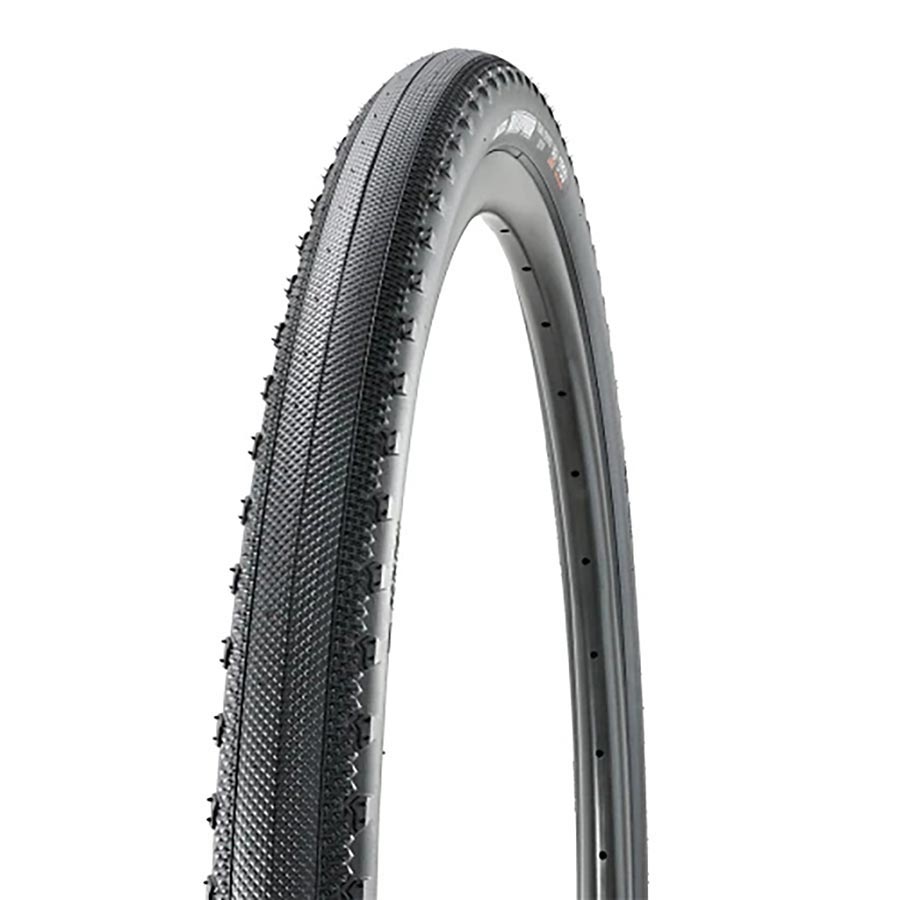 Maxxis Receptor gravel tires 700x40c folding tubeless-ready black tires with Exo protection and 120 TPI for gravel biking.