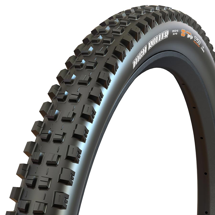Maxxis High Roller III mountain tire in black, 29x2.40, tubeless-ready with 3C Maxx Grip for downhill riding.