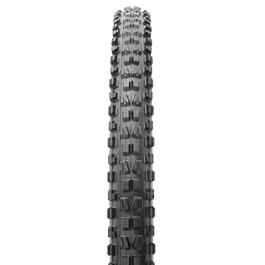 Maxxis Minion DHF mountain tire with 26x2.50 size, black wire clincher tire for mountain biking, durable off-road performance.