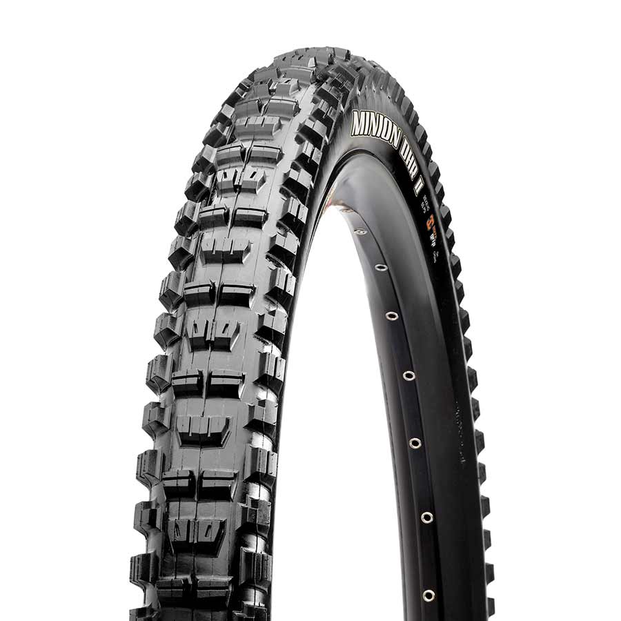 Maxxis Minion DHR2 mountain tire 26x2.30 folding tubeless-ready tire with Maxx Terra compound and Exo protection for mountain biking.