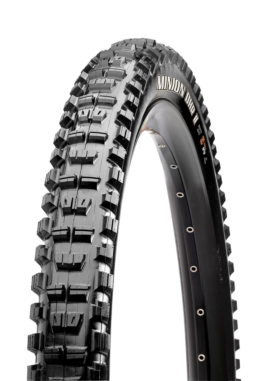 Maxxis Minion DHR2 mountain tire 26x2.30 folding tubeless-ready tire with Maxx Terra compound and Exo protection for mountain biking.