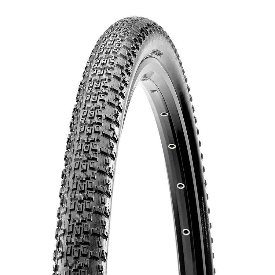 Maxxis Rambler gravel tires, 700x38c folding tubeless-ready tires with dual Exo protection in black.