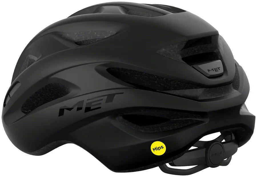 Black matte MET Idolo MIPS helmet for recreational and commuter cycling, featuring safety-enhancing MIPS technology.
