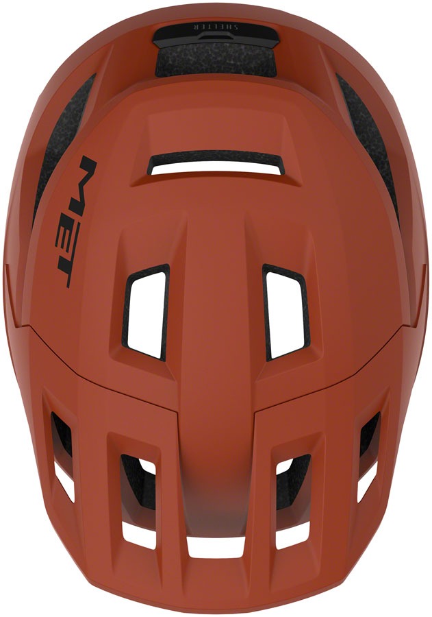MET Shelter MIPS helmet for recreational and commuter biking, matte clay color with ventilation and adjustable straps.