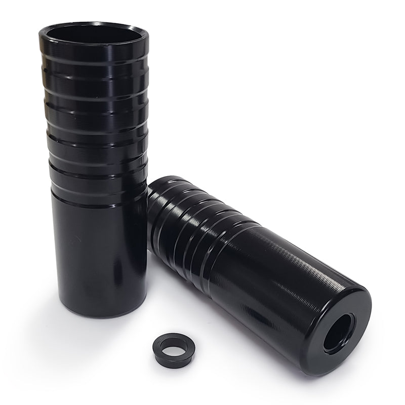 Pegs Black Steel - MetroCycle