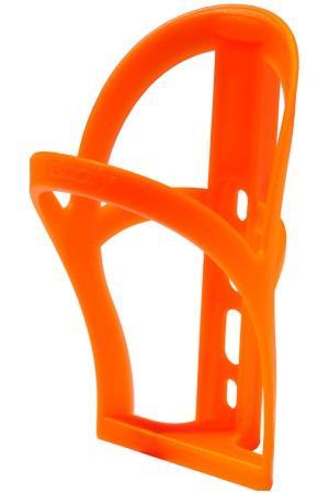 Black Velocity Bottle Trap Water Bottle Cage by MetroCycle mounted on a bicycle frame, showcasing its sleek design and secure hold.