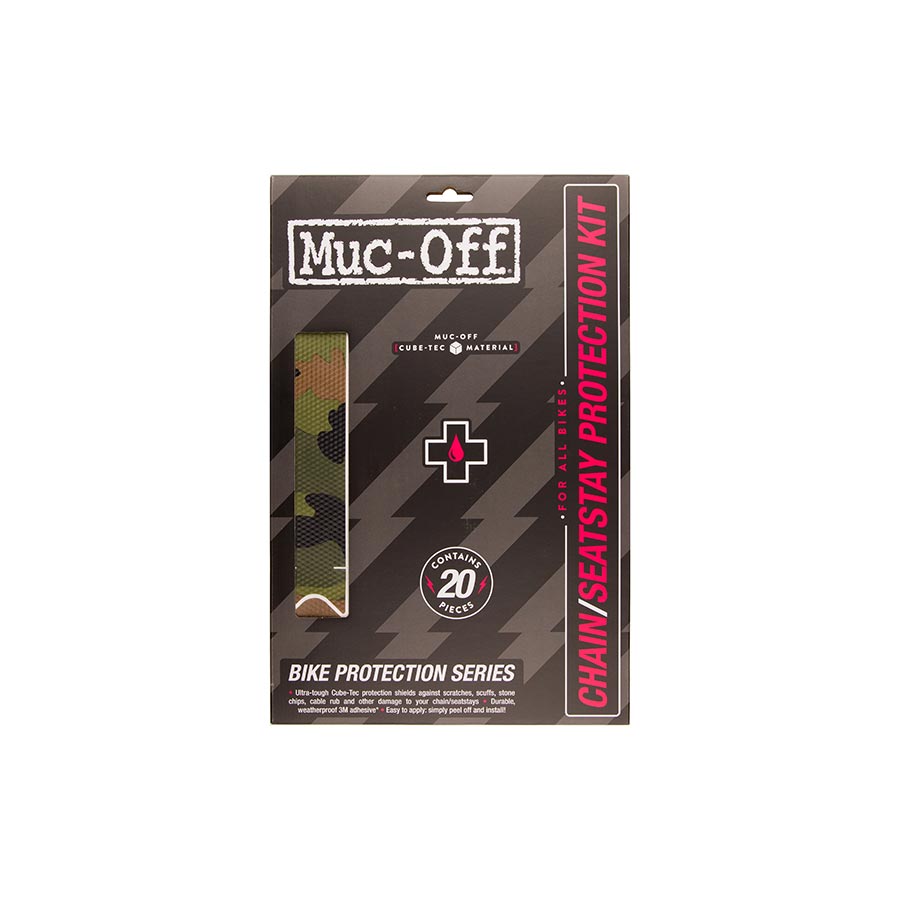 Muc-Off frame protection chainstay guard with bolt kit for bike frame protection and durability.