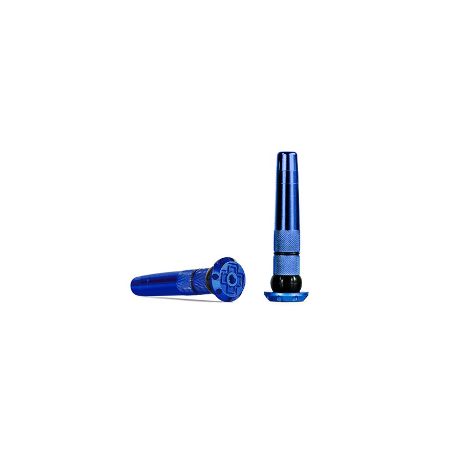 Pair of Muc-Off Stealth Tubeless Plugs for tubeless tire repair, black rubber repair plugs for quick and easy puncture fixes