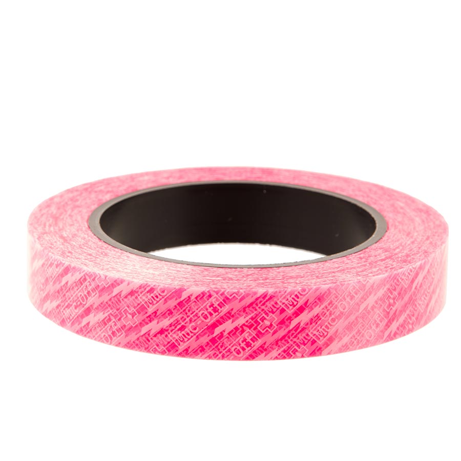Muc-Off tubeless rim tape in shop size, 50m length and 17mm width, designed for tubeless bicycle wheel setups.
