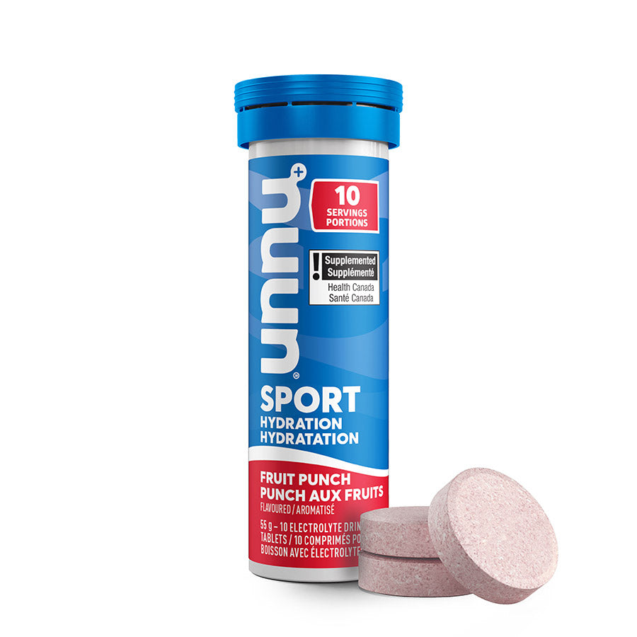 Nuun Sport Citrus Fruit Drink Mixes box of 8, flavored electrolyte hydration powder for active lifestyles