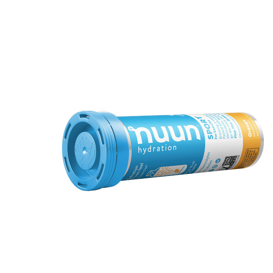 Nuun Sport Tri-Berry drink mix box of 8, flavored electrolyte powder for hydration and energy during sports activities