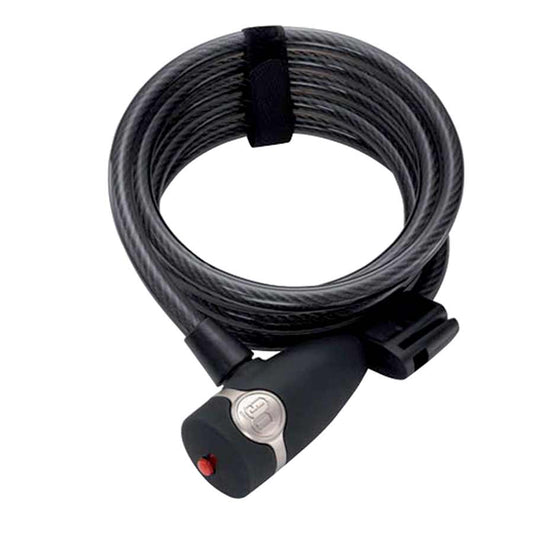 OnGuard, OG 5502, Coil cable with key lock, 12mm x 185cm (6')