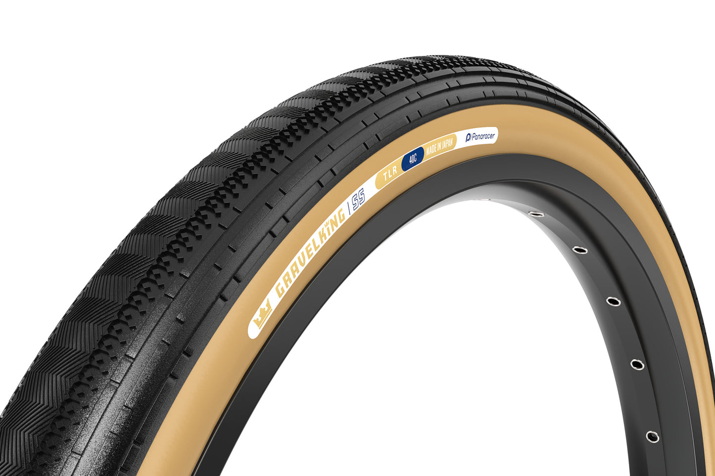 Panaracer Gravel King SS gravel tires in 700x40 size, designed for off-road cycling on rugged terrains.
