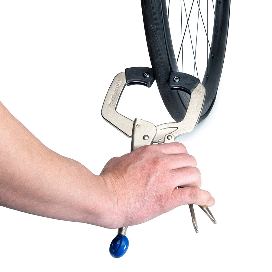 Park Tool BMT-1 tube and tire repair tool with tire bead breaker for bicycle tire removal and repair.