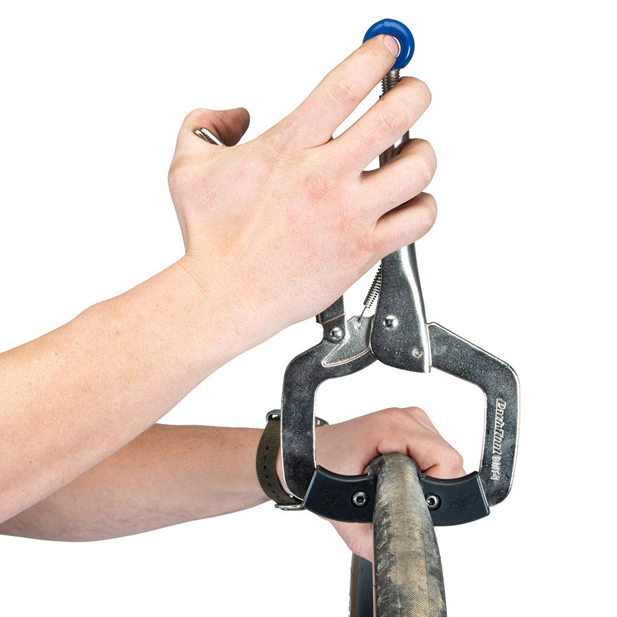 Park Tool BMT-1 tube and tire repair tool with tire bead breaker for removing tires from rims.