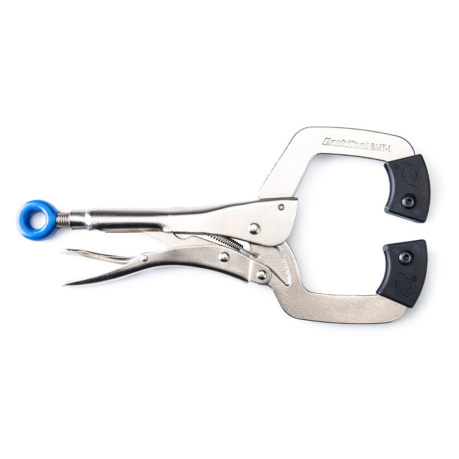 Park Tool BMT-1 tube and tire repair kit with tire bead breaker tool for removing tires from rims.