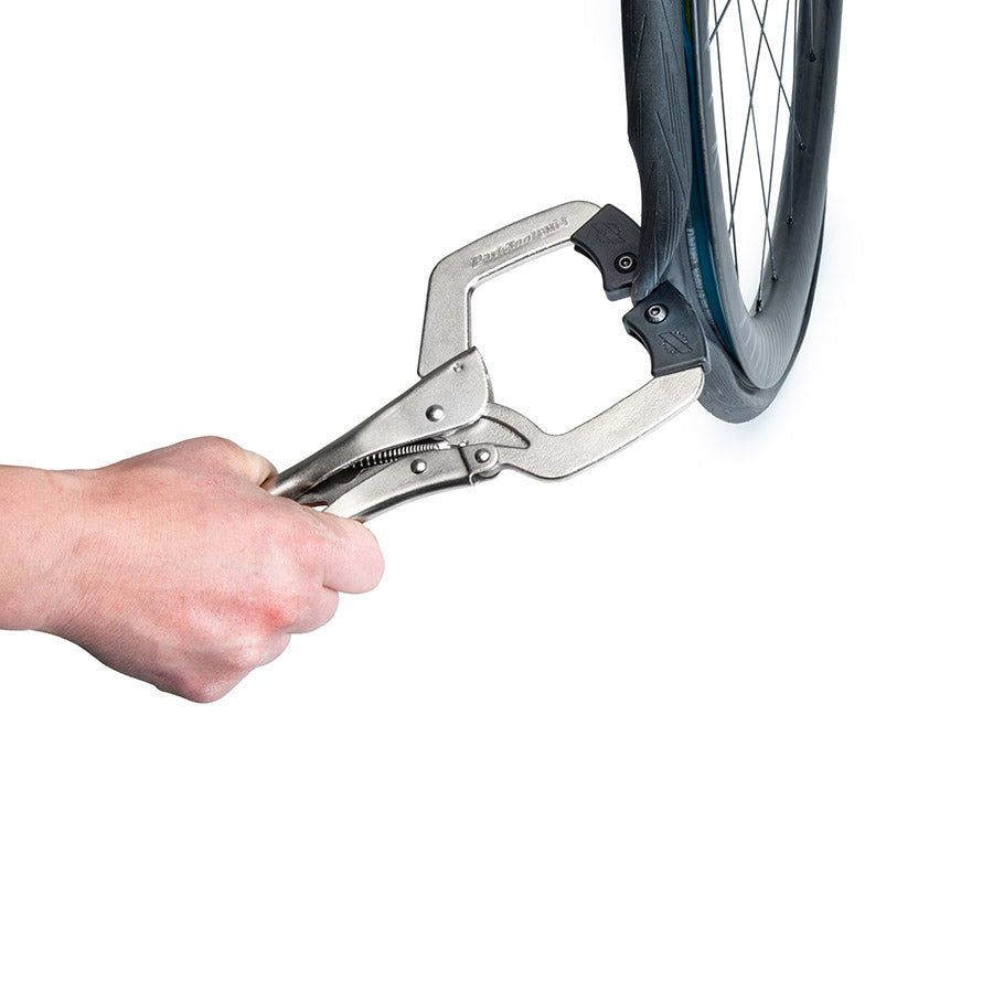 Park Tool BMT-1 tube and tire repair kit with tire bead breaker tool for removing tires from rims.