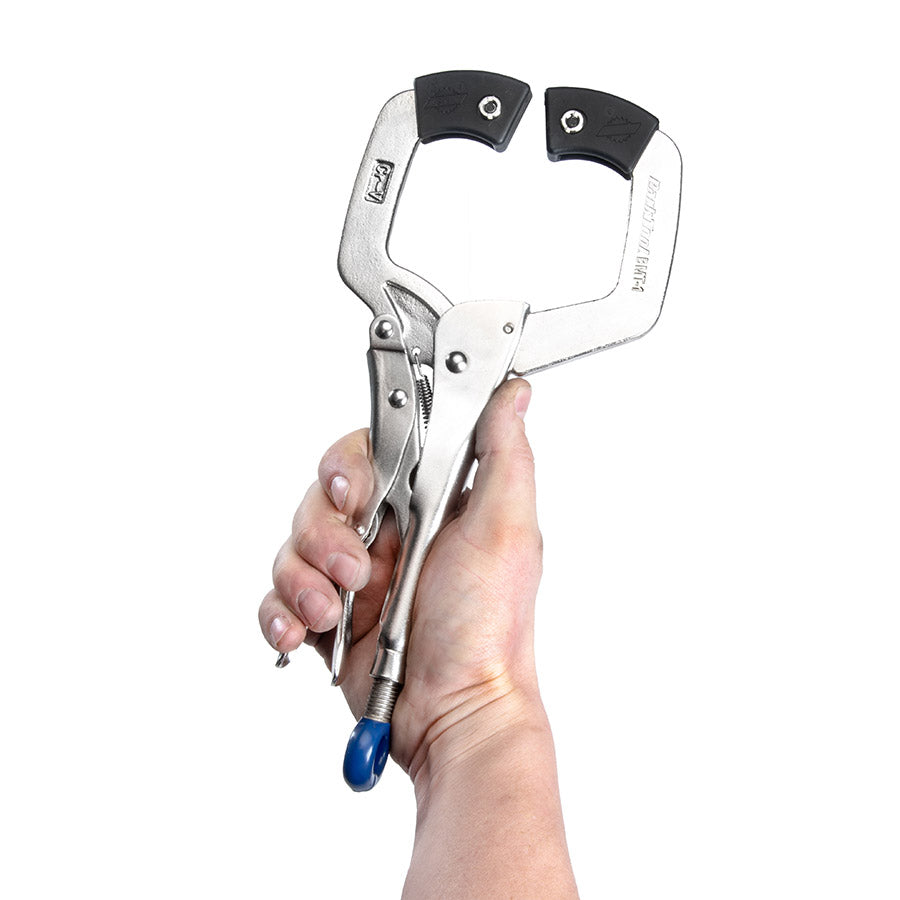 Park Tool BMT-1 tube and tire repair tool with tire bead breaker for bicycle maintenance and tire removal.