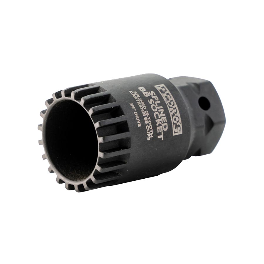 Pedros BB Socket for bottom bracket tools, 3/8-inch drive, compatible with ISIS bottom brackets, durable metal construction.