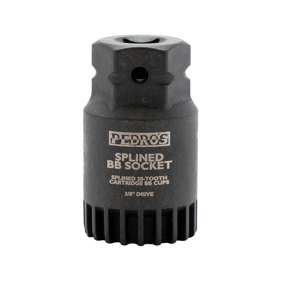 Pedros BB Socket Bottom Bracket Tool for ISIS bottom brackets, 3/8-inch drive, durable and precision-designed for bike maintenance.