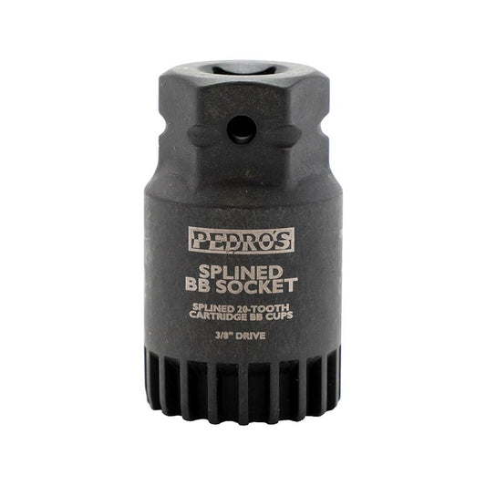 Pedros BB Socket Bottom Bracket Tool for ISIS bottom brackets, 3/8-inch drive, durable and precision-designed for bike maintenance.