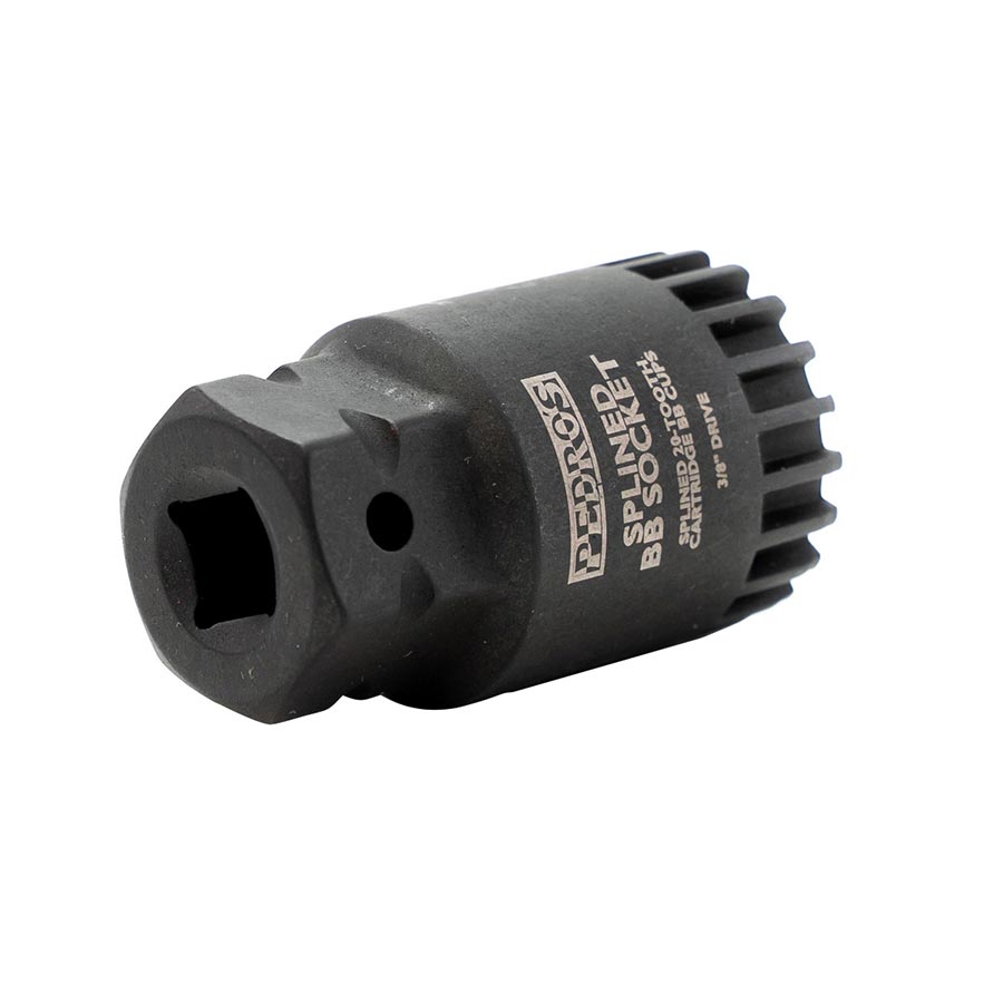 Pedros BB Socket bottom bracket tool with 3/8-inch drive for ISIS bottom brackets, designed for bike maintenance and installation.