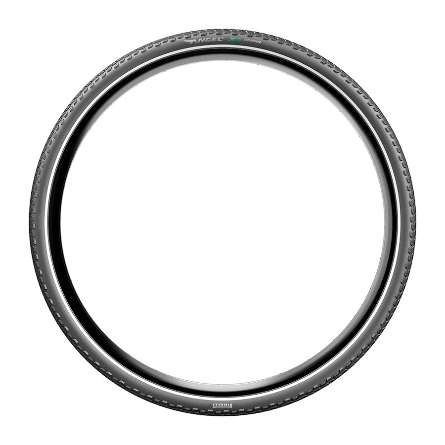 Pirelli Angel XT Urban hybrid tires in black, 700x32c, designed for versatile city riding and durability.