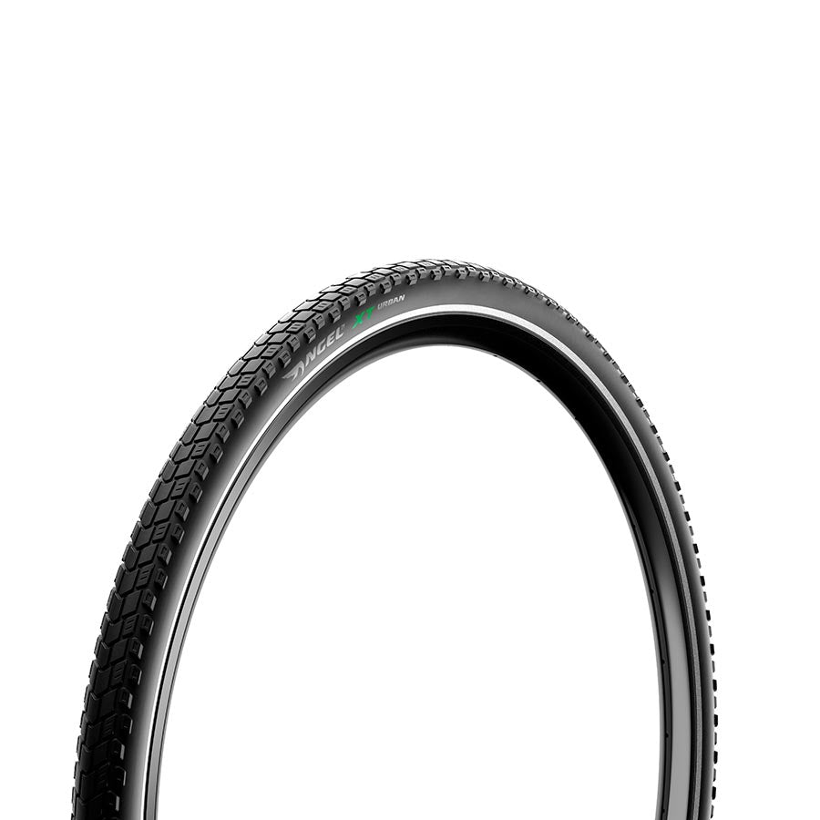 Pirelli Angel XT Urban hybrid tires in black, 700x32c, designed for versatile city riding and urban cycling.