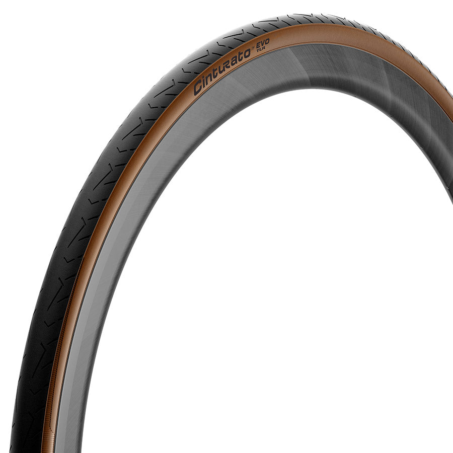 Pirelli Cinturato EVO TLR road tire 700x28c folding tubeless-ready tire with SmartEvo AS TechWall and 60 TPI in black