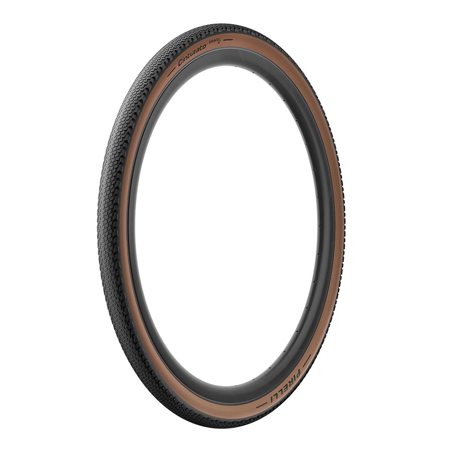 Pirelli Cinturato Gravel H tire, 700x35c, tubeless-ready gravel tire with black rubber, folding design, SpeedGrip compound, 127 TPI