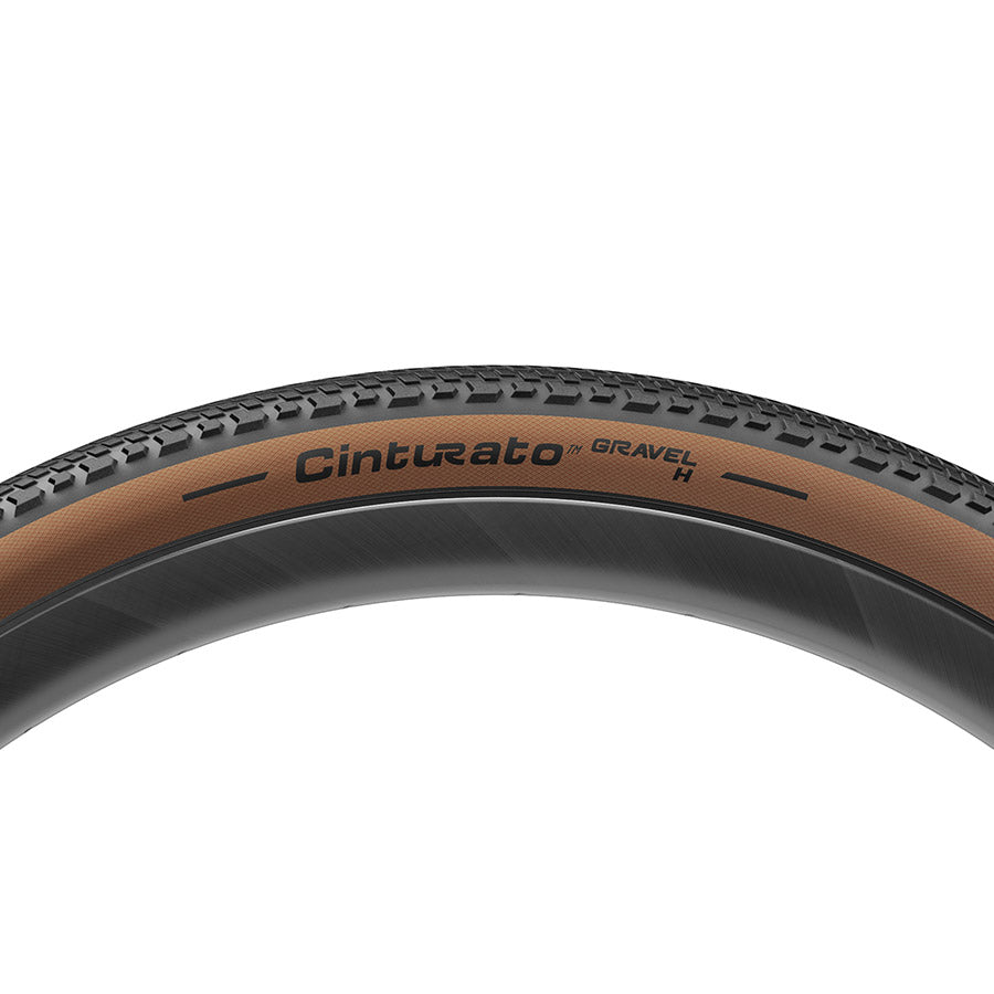 Pirelli Cinturato Gravel H HP-Line gravel tire, 700x40c, tubeless-ready, folding, black, with smartEVO and ProWALL features.