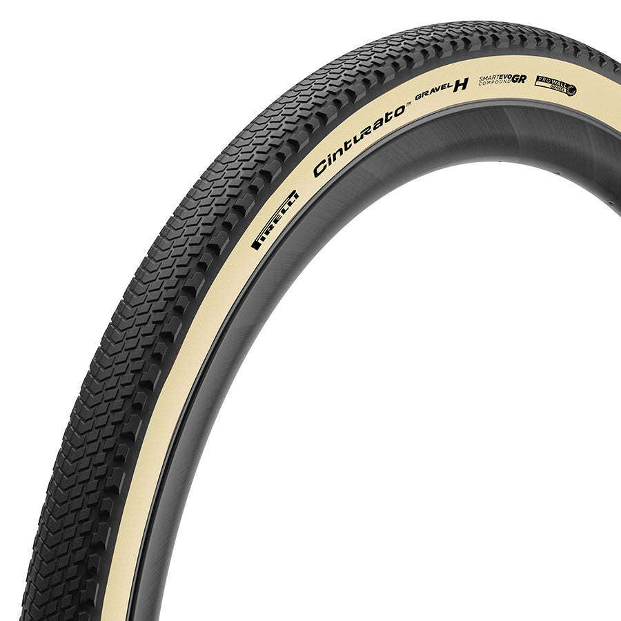 Pirelli Cinturato Gravel H HP-Line gravel tires, 700x40c, folding tubeless-ready, black with ProWall sidewalls for gravel riding