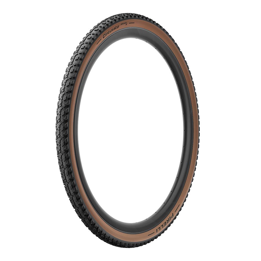 Pirelli Cinturato Gravel M tire, 700x35c, tubeless-ready, black gravel tire with SpeedGrip and 127 TPI for versatile riding.