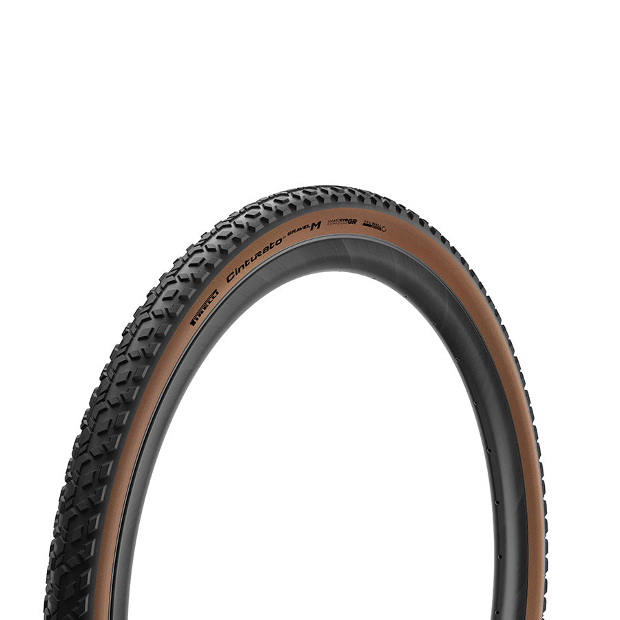 Pirelli Cinturato Gravel M HP-Line gravel tires, 700x40c, tubeless-ready, black with smartEVO technology and ProWall sidewalls.