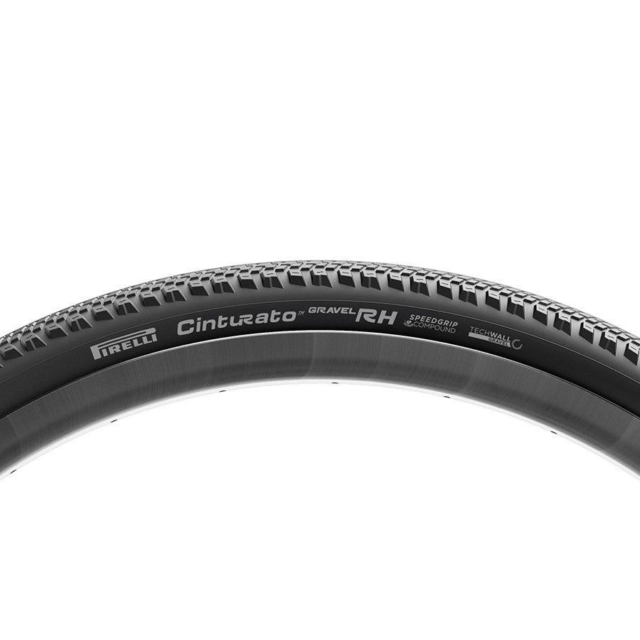 Pirelli Cinturato Gravel RH P-Line tire, 700x40c, tubeless-ready gravel tire with SpeedGrip techwall for off-road cycling.