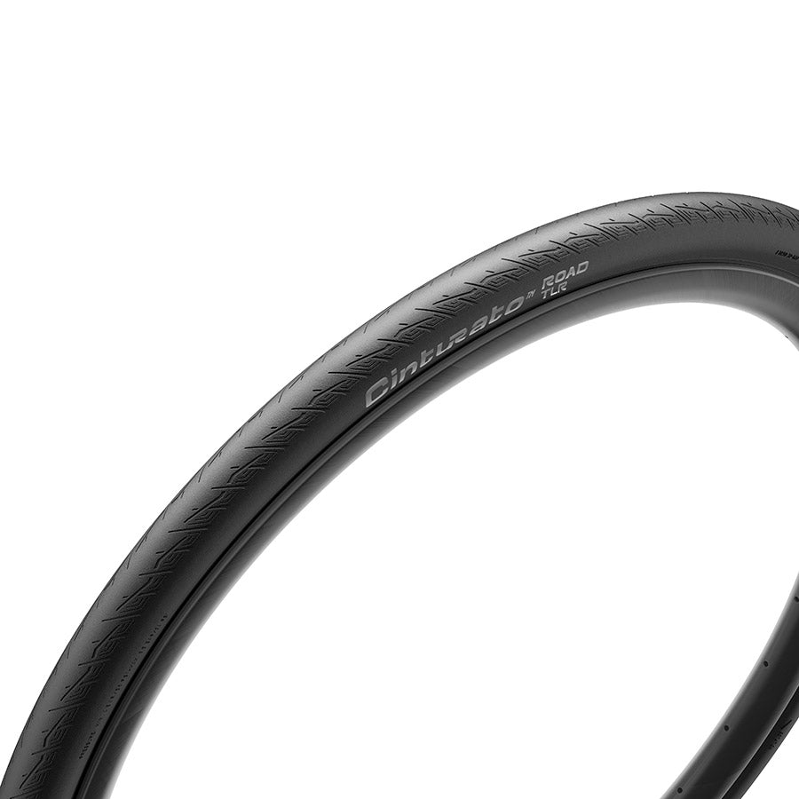Pirelli Cinturato Road TLR road tire, 700x26c, folding tubeless-ready with silica techwall, black, 60 TPI for cycling performance