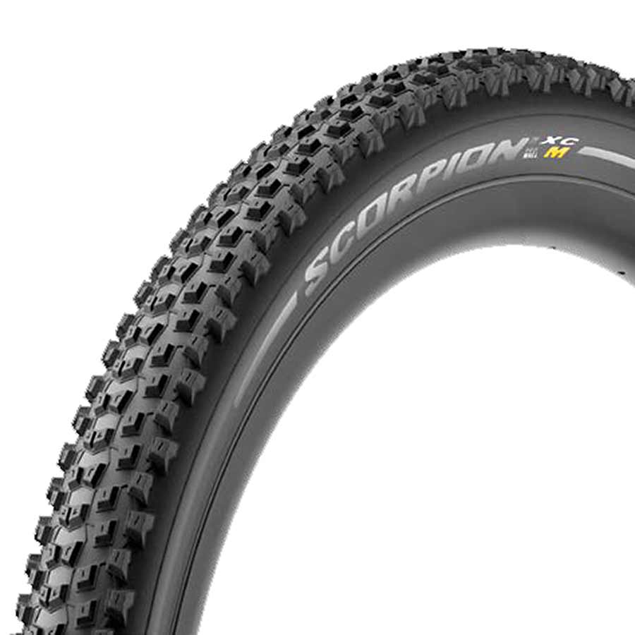 Pirelli Scorpion XC M mountain tire 29x2.20 folding tubeless-ready tire with Smartgrip ProWall tread and tanwall design.