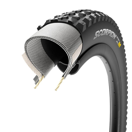 Pirelli, Scorpion Sport XC M, Mountain Tire, 29x2.20, Folding, Tubeless Ready, SmartGRIP, ProWALL, 60TPI, Black