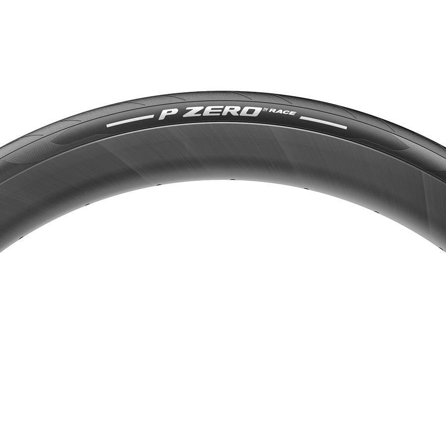 Pirelli PZero Race road tire, 700x26c folding clincher with SmartEvo Techbelt, black, made in Italy, designed for racing.