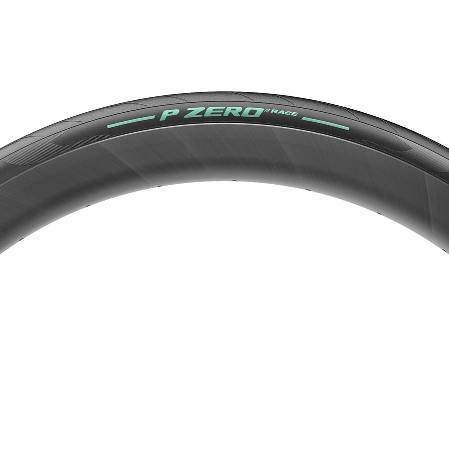 Pirelli PZero Race road tire, 700x26c folding clincher with Smartevo Techbelt, black, made in Italy, designed for high-performance cycling.